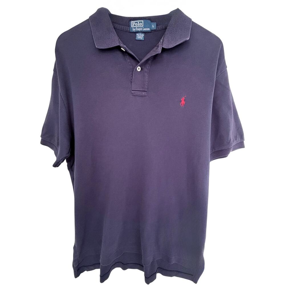 Polo Ralph Lauren Blue Short Sleeve Polo Shirt Large